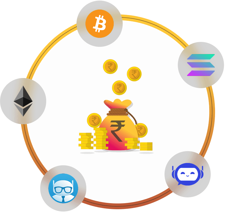 Crypto and web3 ecosystem graphic